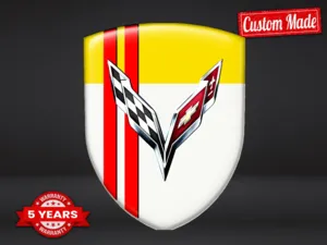 Corvette Vinilos Ventana Auto Alta Calidad Universal Resistente